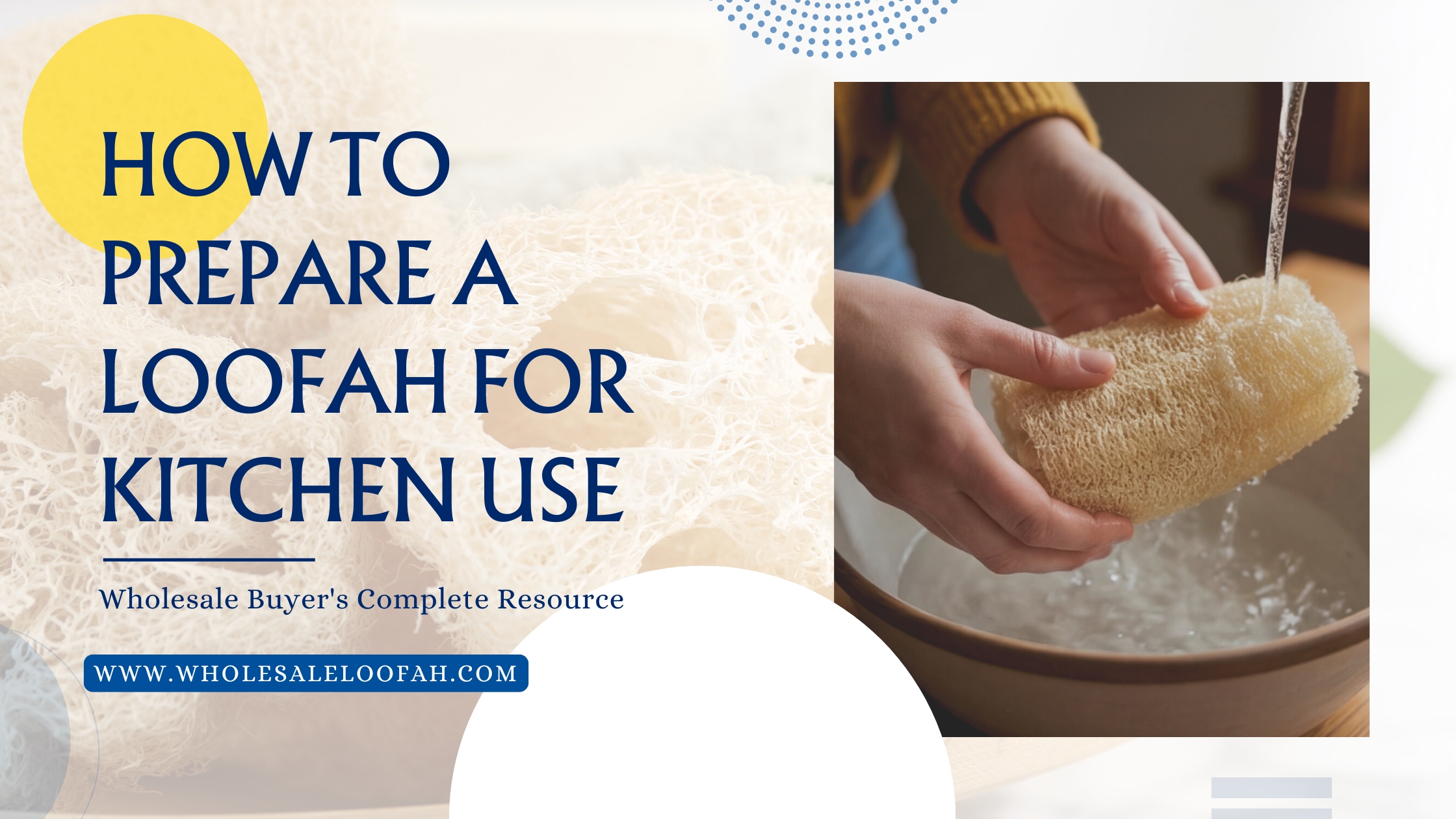 How to Prepare a Loofah for Kitchen Use | Wholesale Preparation Guide | Wholesale Loofah