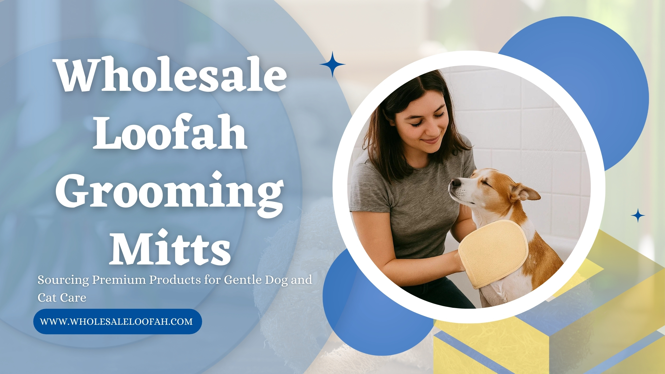 Wholesale Loofah Grooming Mitts | Bulk Pet Grooming Supplies 2026 | Wholesale Loofah
