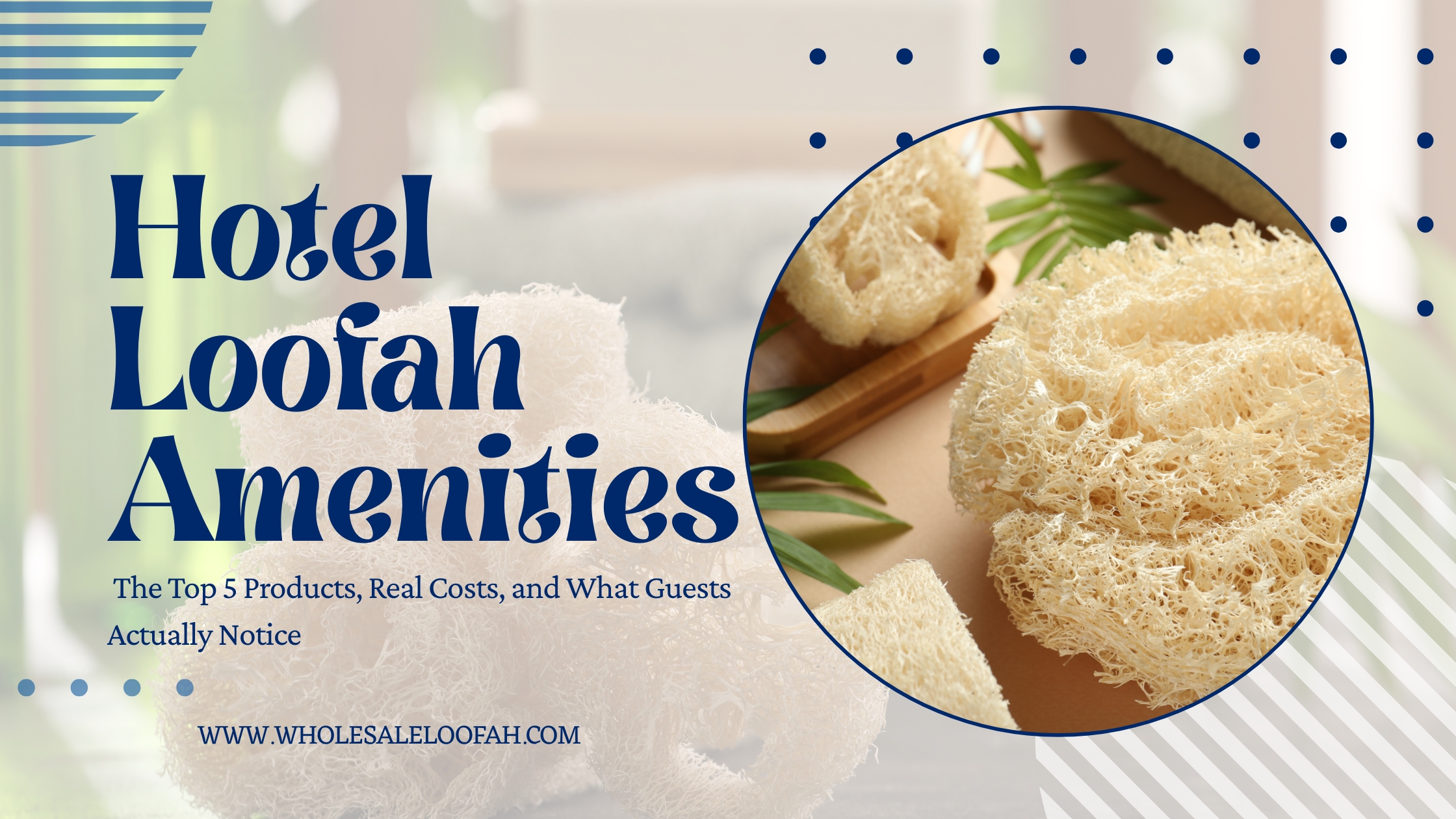 Hotel Loofah Amenities: The Top 5 Products, Real Costs, and What Guests Actually Notice 1 Wholesale Loofah Loofah Products for Hotel Amenities: Top 5 Picks 2026 | WholesaleLoofah