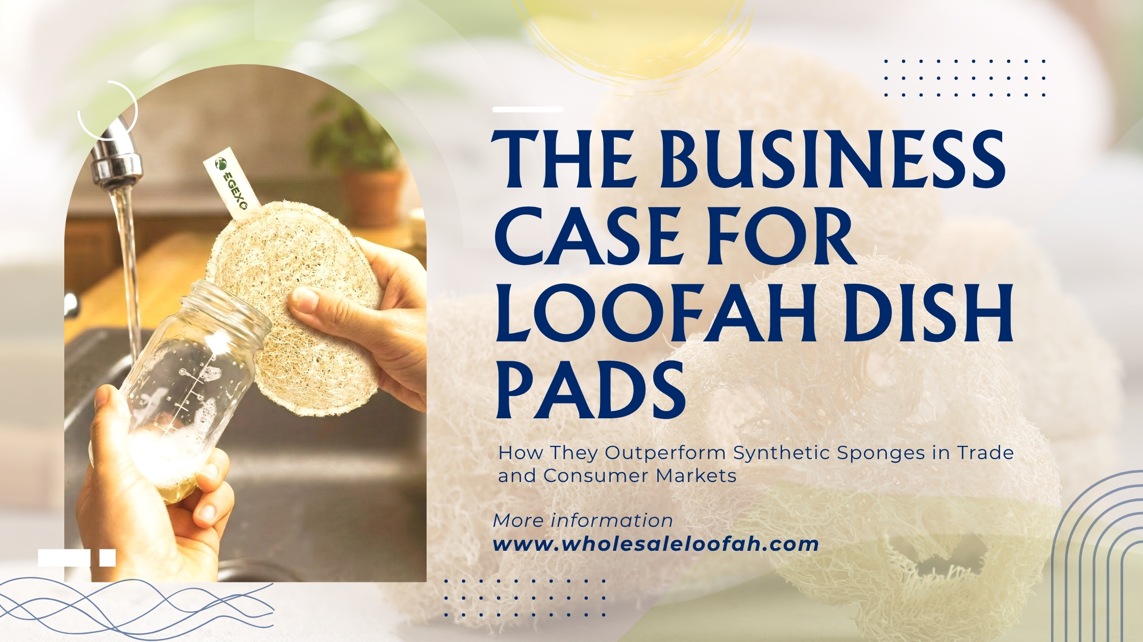 The Business Case for Loofah Dish Pads: How They Outperform Synthetic Sponges in Trade and Consumer Markets 2 Wholesale Loofah Loofah Dish Pads Outperform Synthetic Sponges | Trade Buyer Guide | 2026